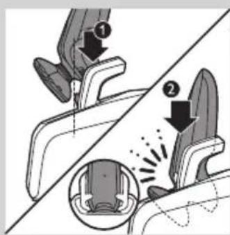 Diagram illustrating seatbelt usage with numbered arrows indicating different states of use
