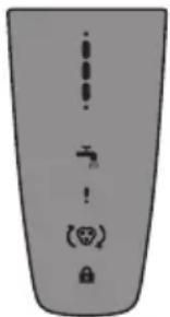 Diagram of a device with vertical line and labeled icons including '→', '+', and '(3')