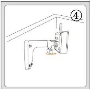 Diagram of a door latch mechanism with numbered parts and a highlighted valve, labeled with circled number 4.