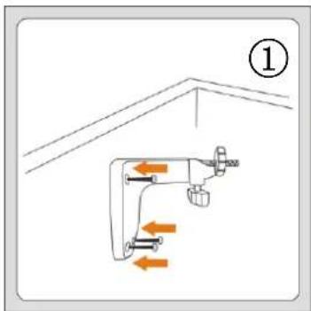 Diagram showing a hand valve mechanism with directional arrows indicating movement or force, labeled with circled number 1.