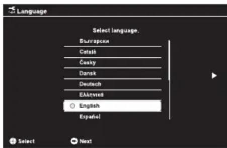 Language Select language. Булгарски Catalá Čeaky Dansk Deutsch EÀMvivá English Español Select Next