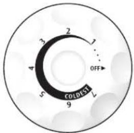 FRIGIDAIRE FGCH20M7LW - Commande de température électromécanique (modèles horizontaux et certains modèles verticaux) - 1