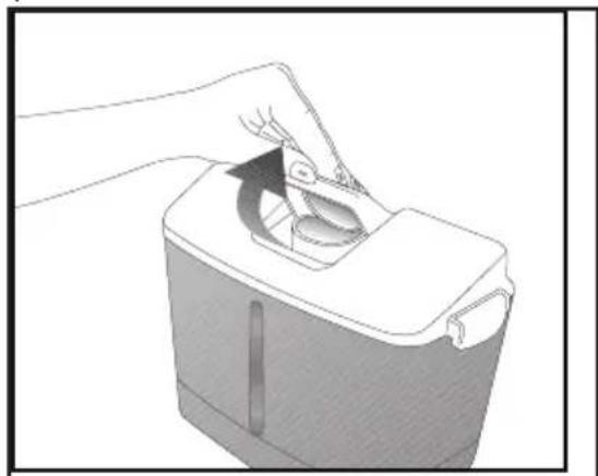 BEKO DN155220DM - Filling the water dispenser's tank - 1