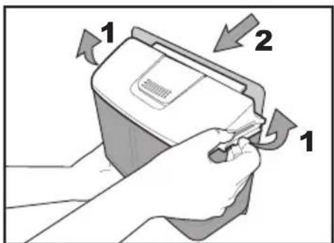 BEKO DN155220DM - Encher o reservatório do dispensador de água - 2