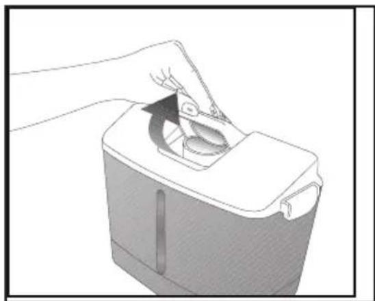 BEKO DN155220DM - Pripildykite vandens dozatoriaus talpykla - 1