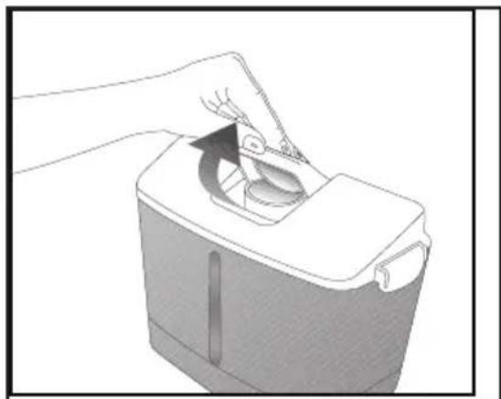 BEKO DN155220DM - Wasserspendertank füllen - 1