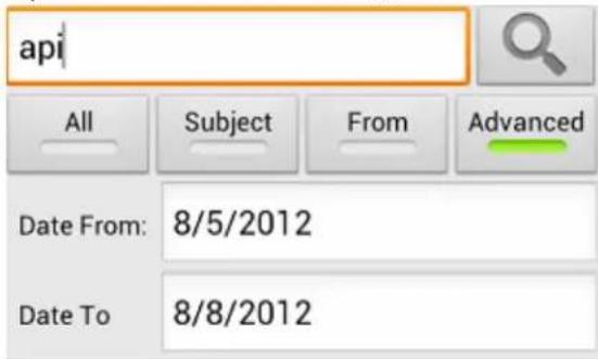 api All Subject From Advanced Date From: 8/5/2012 Date To 8/8/2012