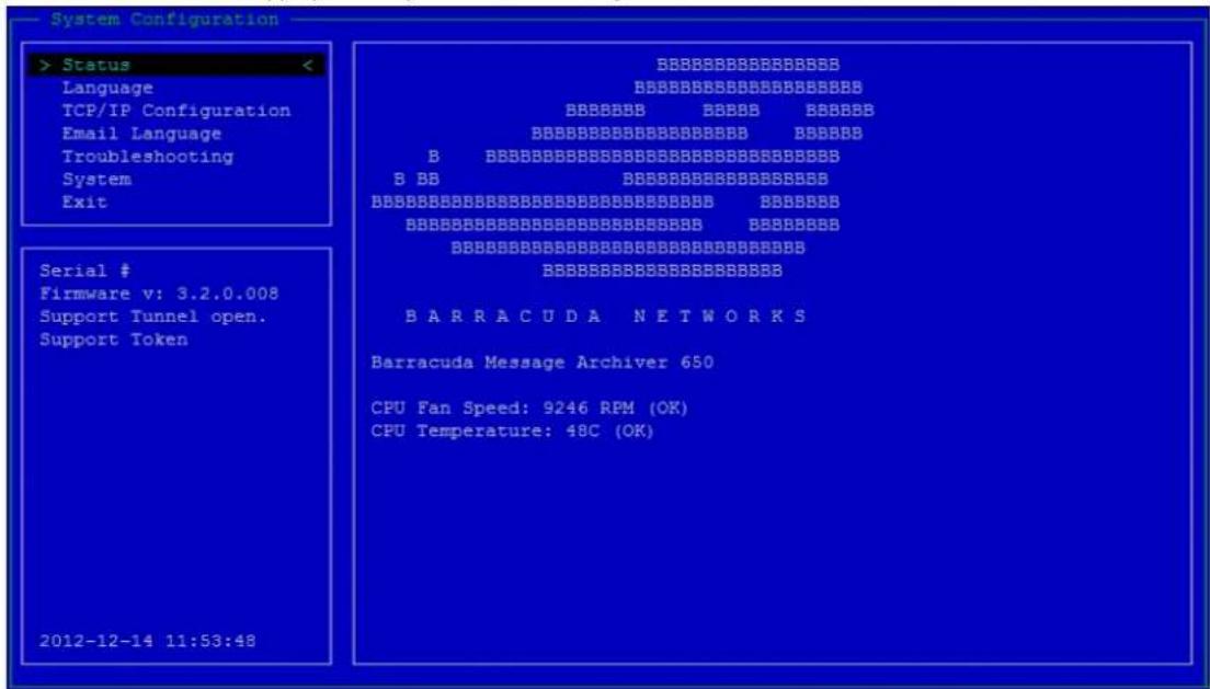 Barracuda Networks Message Archiver 850 - Physical Installation and Console Configuration - 1