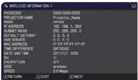 HITACHI CP-CW250WN - NETWORK menu - 3