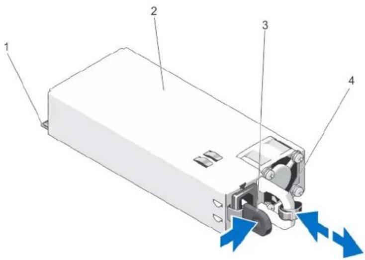 DELL 17154738.2-4 - Retrait d'un bloc d'alimentation en CA - 1