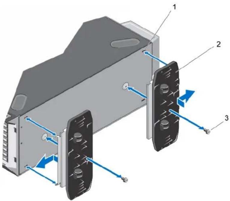 DELL 17154738.2-4 - Retrait de l'assemblage de la roue - 1