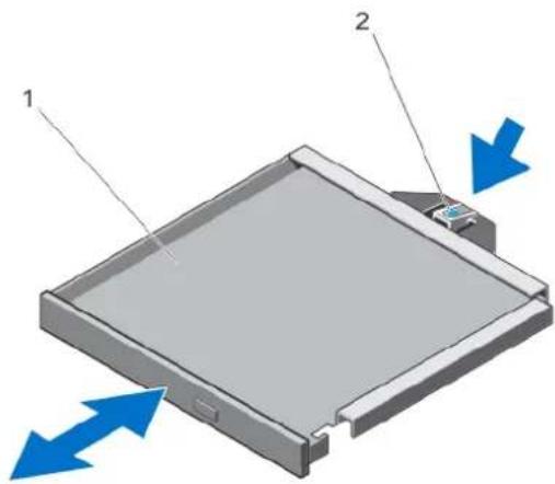 DELL 17154738.2-4 - Retrait du cache du lecteur optique slim - 2