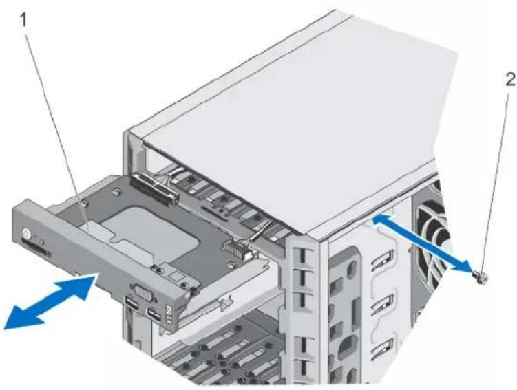 DELL 17154738.2-4 - Installation du panneau de commande - Mode rack - 3