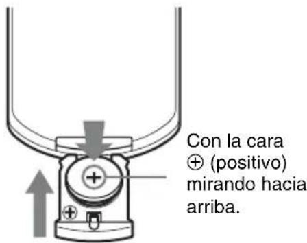 Con la cara (+ positivo) mirando hacia arriba.