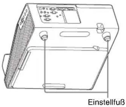 SONY VPL-SX630 - Einstellen des projizierten Bildes - 9