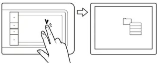 WACOM Bamboo CTH-661SE - Clic (pression d'un seul doigt) - 6
