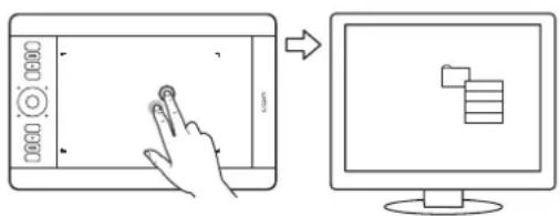 WACOM 5 Touch Medium - ACTIONS ET MOUVEMENTS AVEC DEUX DOIGTS - 3