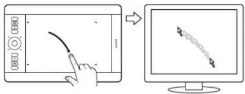 WACOM 5 Touch Medium - ACTIONS AVEC UN DOIGT - 1