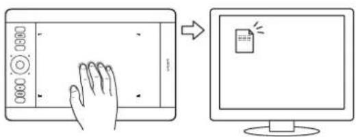 WACOM 5 Touch Medium - MOUVEMENTS AVEC CINQ DOIGTS - 2