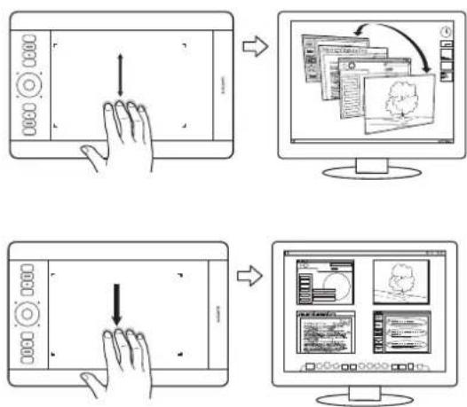 WACOM 5 Touch Medium - MOUVEMENTS AVEC QUATRE DOIGTS - 7