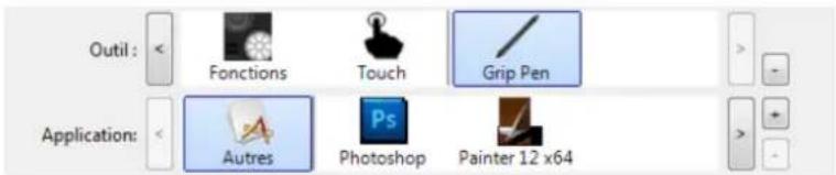Outil : < Fonctions Touch Grip Pen Application: < Autres Photoshop Painter 12 x64 >