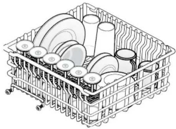 FRIGIDAIRE FFBD2408NS - Options du panier supérieur - 1