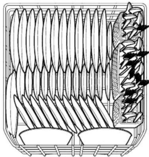 FRIGIDAIRE FFBD2408NS - Les fonctions et l'apparence des paniers, y compris de celui des couverts, peuvent être différents de celles de votre modèle. - 2
