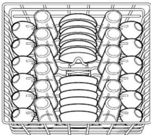 FRIGIDAIRE FFBD2408NS - Chargement du panier supérieur - 2