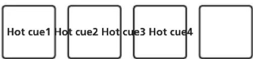 PIONEER DDJ-SB-S - In the play or pause mode, press a performance pad to set the hot cue point. - 1