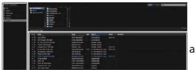 Screenshot of a software interface showing file management and directory structure with Chinese labels