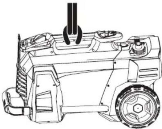 KARCHER HD 5/15 C Plus - Uhensigtsmæssig krantransport - 1