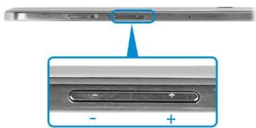 SAMSUNG ATIV Tab XE3000TC - Réglage du volume à l'aide des boutons - 1