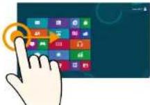 SAMSUNG ATIV Tab XE3000TC - Utilisation de l'écran tactile - 1