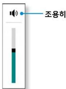조용히