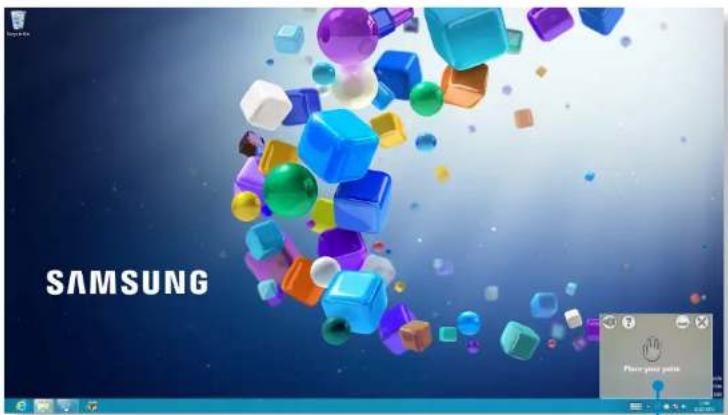 SAMSUNG DM500A2D - 핸드 제스처 사용하기(선택 사양) - 1