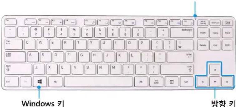 Windows 키 방향 키