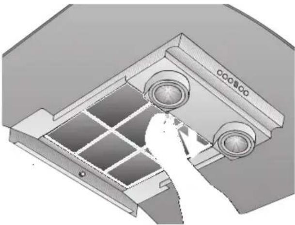 BOSCH DKE995E - Removing the filter: - 1