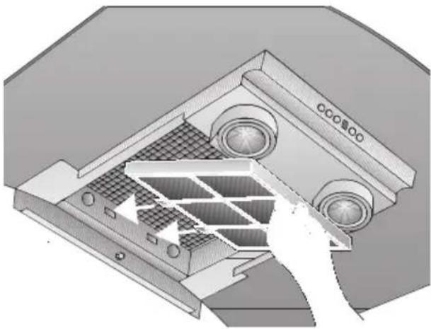 BOSCH DKE995E - Mise en place du filtre: - 1