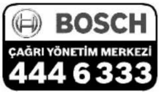 BOSCH ÇAĞRI YÖNETİM MERKEZİ 444 6 333