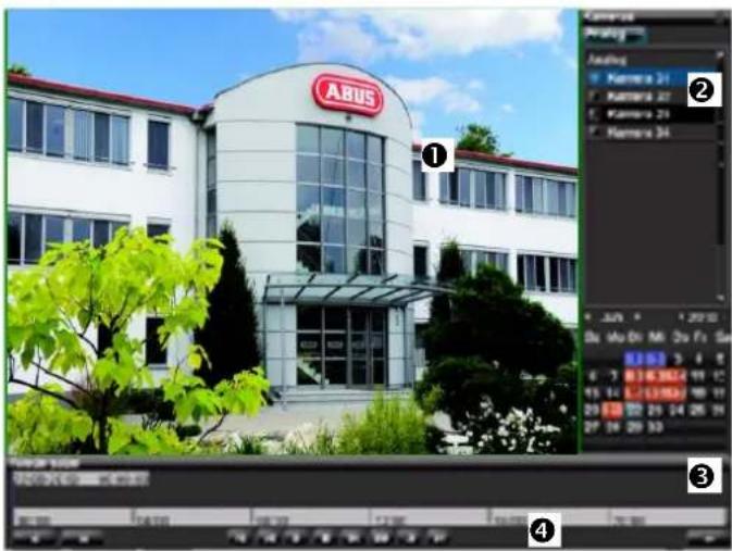 ABUS TVVR20001 - L'écran de visualisation - 1