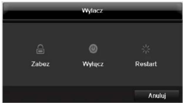 Wylacz Zabez Wyłącz Restart Anuluj