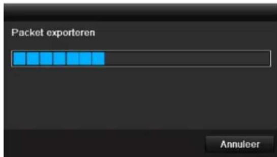 Packet exporteren Annulcer