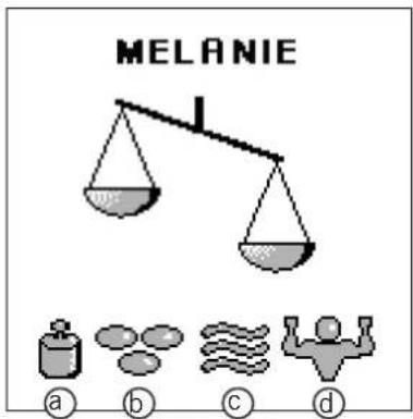 MELANIE a b c d