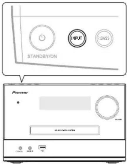 STANDBY/ON INPUT P.BASS Pioneer ID-POWER CONTROL