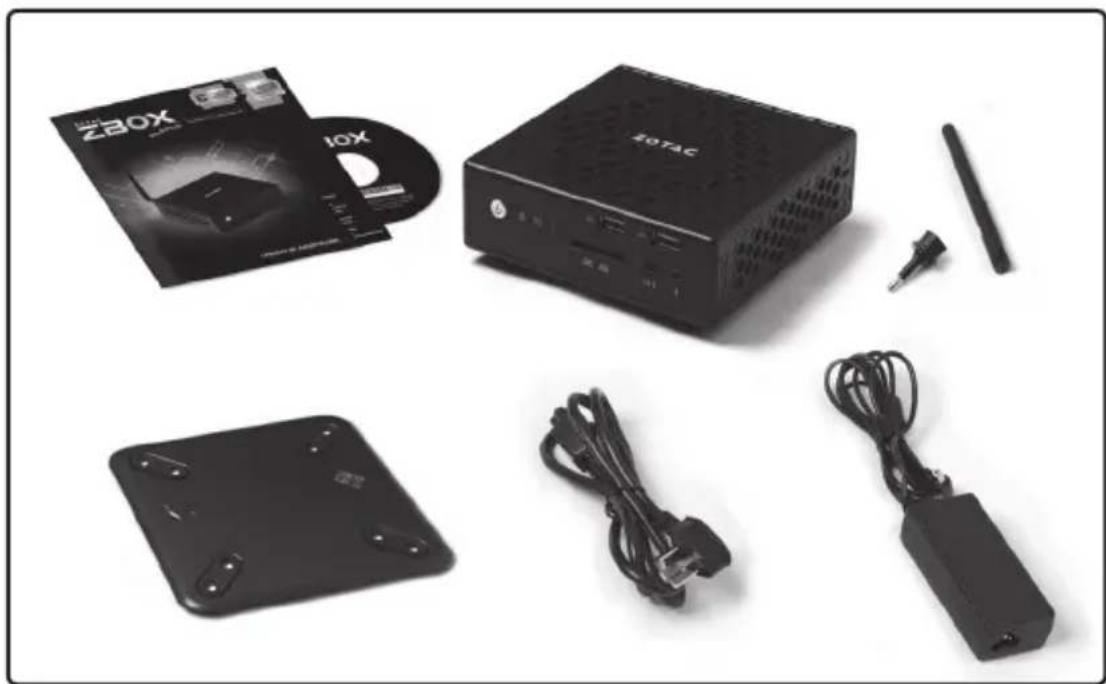 Zotac ZBOX CI540-nano - Package contents - 1