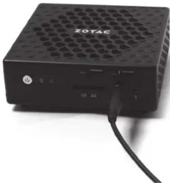 Zotac ZBOX CI540-nano - Connecting a S/PDIF cable - 2