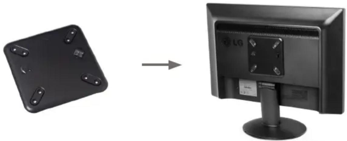 Zotac ZBOX CI540-nano - Mounting the ZOTAC ZBOX nano to a LCD monitor - 1