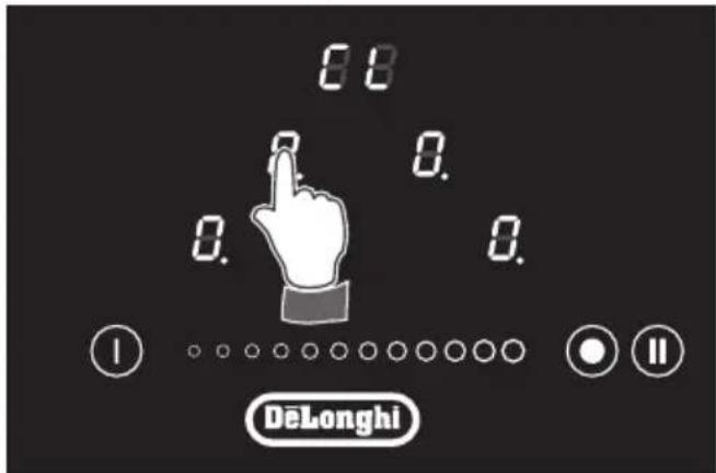 DELONGHI Scultura KBZ 2001 - POWER IGNITION AND ADJUSTMENT OF A COOKING ZONE - 1
