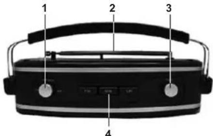 KONIG HAV-TR710BE - Vue du dessus - 1
