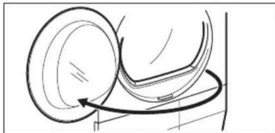 Abstract line drawing of two curved shapes with a curved arrow, no text or symbols present.